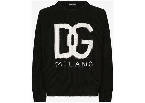 Dolce & Gabbana Pull Girocollo in Black .